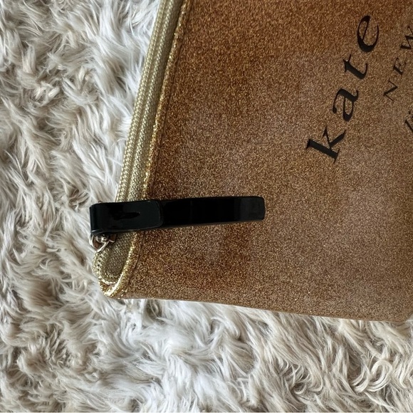 KATE Spade Gold Glitter and Coach New York Pink Glitter Pouches - Picture 8 of 16